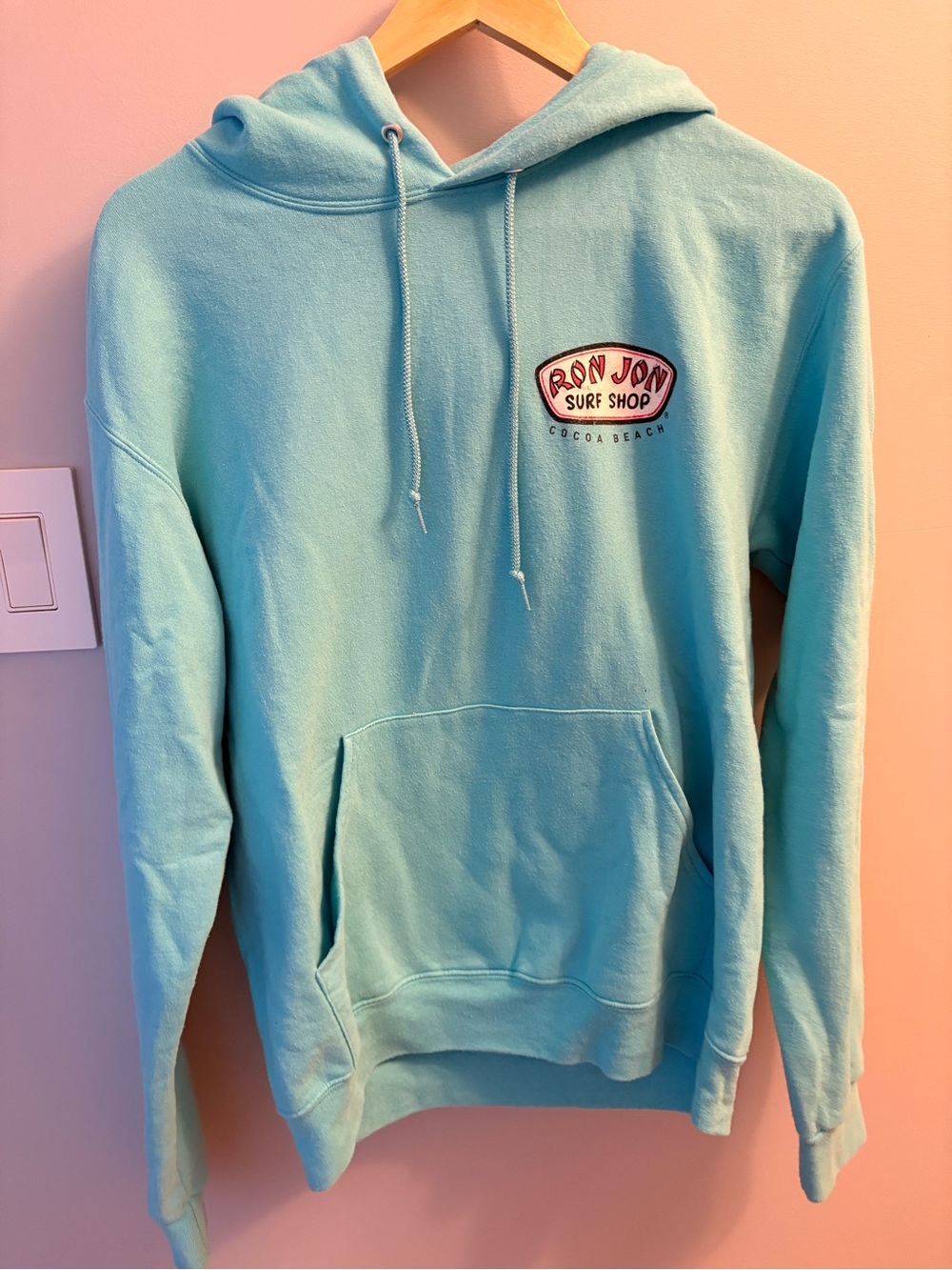 Ron Jon Men's Aqua Crewneck Hoodie